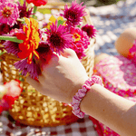 Rose All Day - Silk Scrunchie Small Hair Accessories Teleties