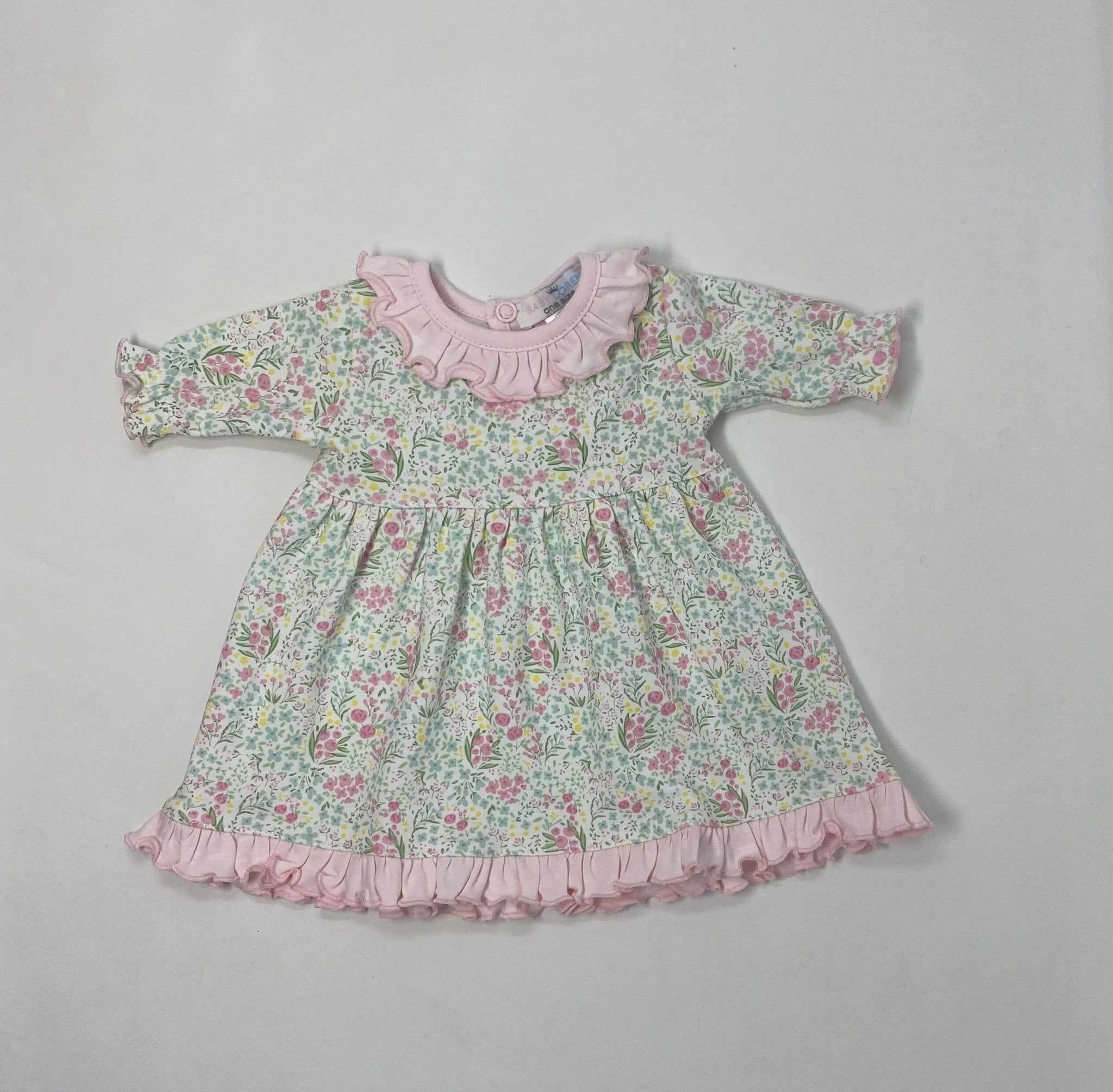 Roses and Bows Pima Doll Gown Baby Sleepwear Baby Loren