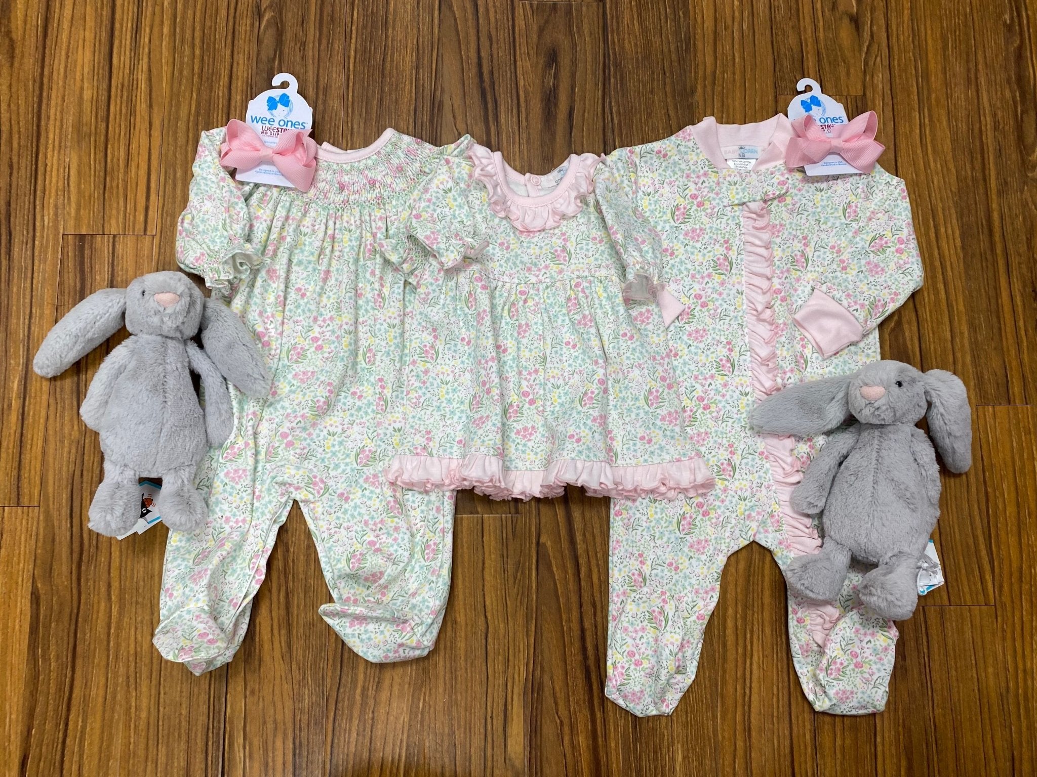 Roses and Bows Pima Doll Gown Baby Sleepwear Baby Loren