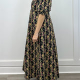 Rosie Dress - Berrywood Scroll Long Dresses Livro