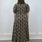 Rosie Dress - Berrywood Scroll Long Dresses Livro