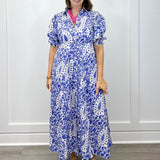 Rosie Dress - Steel Paisley Long Dresses Livro