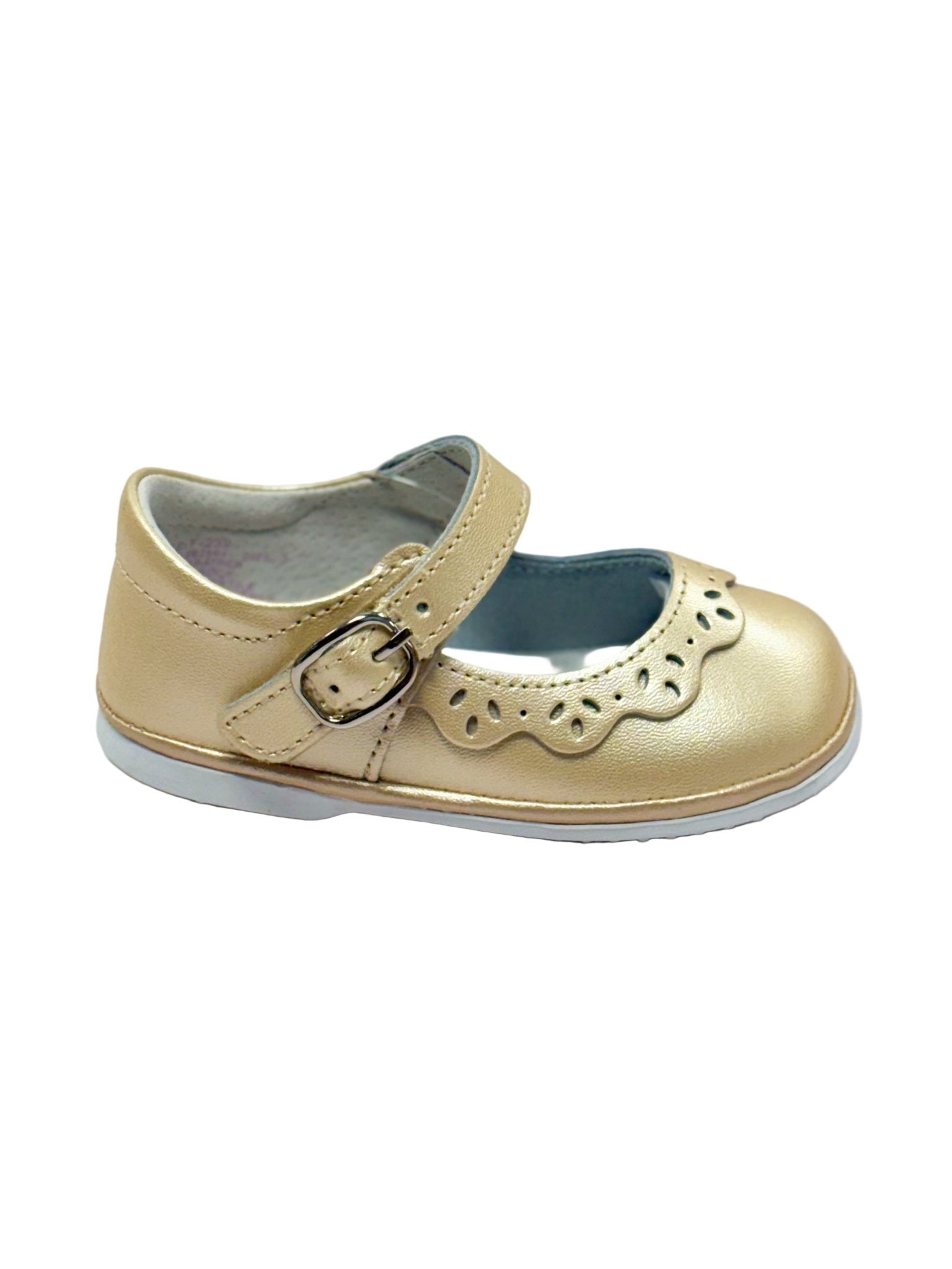 Rosie Mary Jane - Champagne Girls Shoes L'Amour