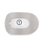 Round Flat Hair Clip - Large - Silver Flames Hair Accessories Teleties