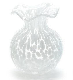 Ruffled Edge Spotted Vase - Assorted Home Decor Two's Company White