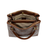 Saddle Shawna Triple Zip Satchel Crossbody Purses + Totes Joy Susan