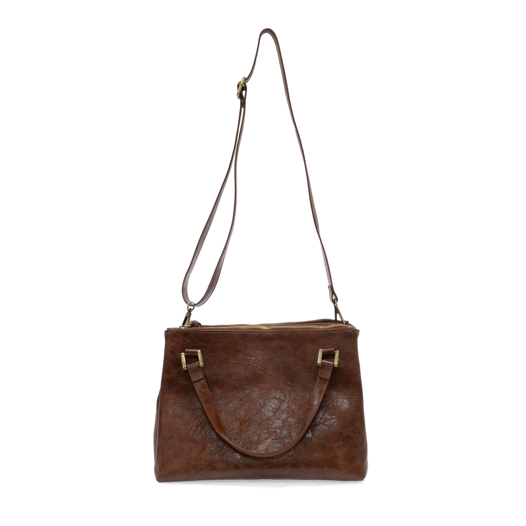 Saddle Shawna Triple Zip Satchel Crossbody Purses + Totes Joy Susan