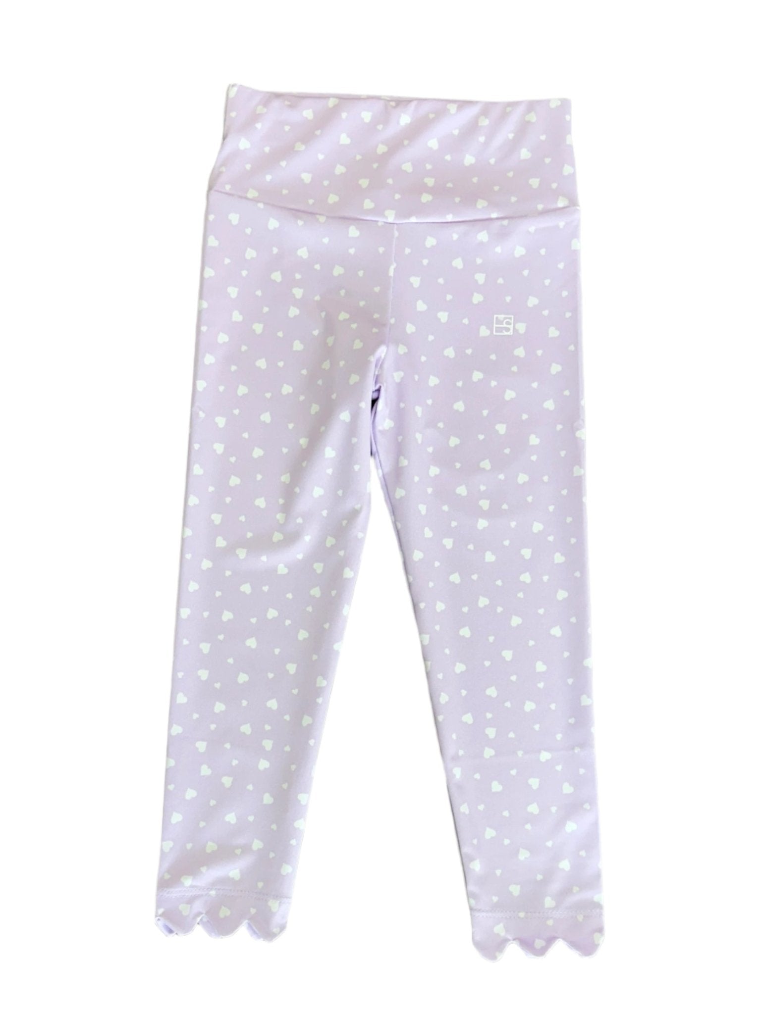 Sadie Scallop Legging - Be Mine Girls Pants + Leggings Set Athleisure