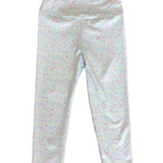 Sadie Scallop Legging - Frosted Floral Girls Pants + Leggings Set Athleisure