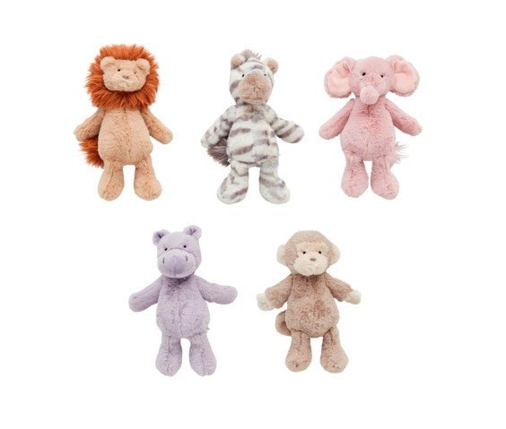 Safari Plush Rattle Pals - Assorted Baby Accessories Mudpie