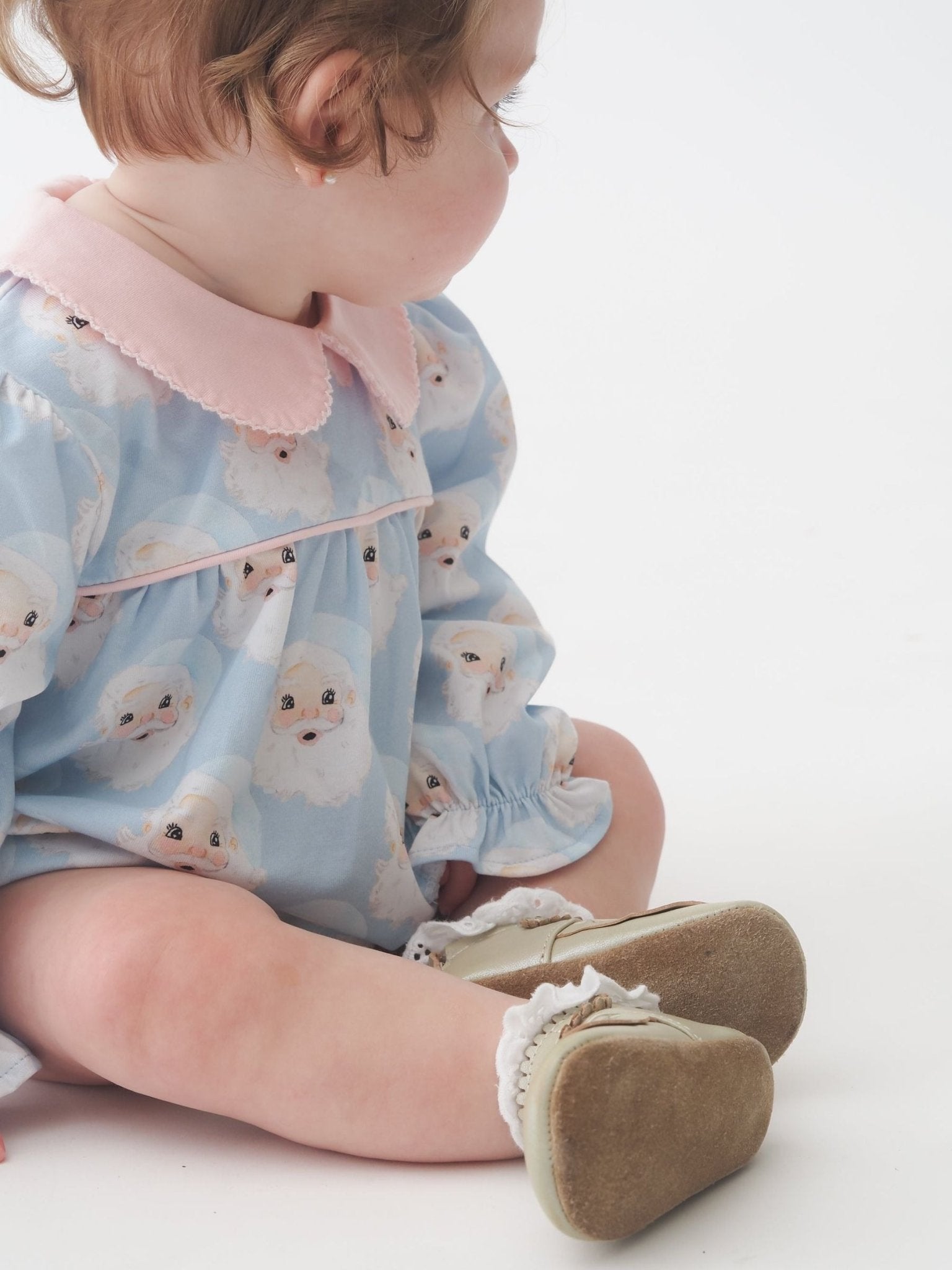 Santa Baby Girls Bubble Girls Bubbles + Rompers Cypress Row