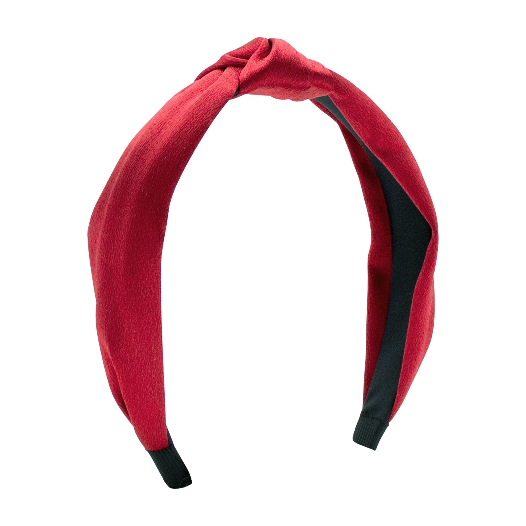Satin Knot Wrapped Headband - Red Kids Hair Accessories Wee Ones