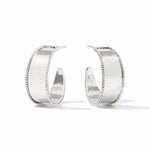 Savoy Hoop - Silver - Small Earrings Julie Vos