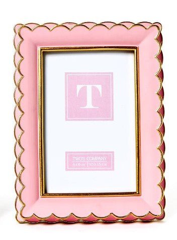 Scalloped Picture Frame 4x6 Home Decor Two's Company