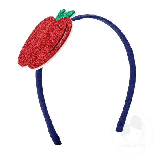 School Themed Headband - Apple Kids Hair Accessories Wee Ones