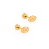 Screwback Stud Earrings - Football Kids Jewelry Linny Co