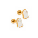 Screwback Stud Earrings - Ghost Kids Jewelry Linny Co