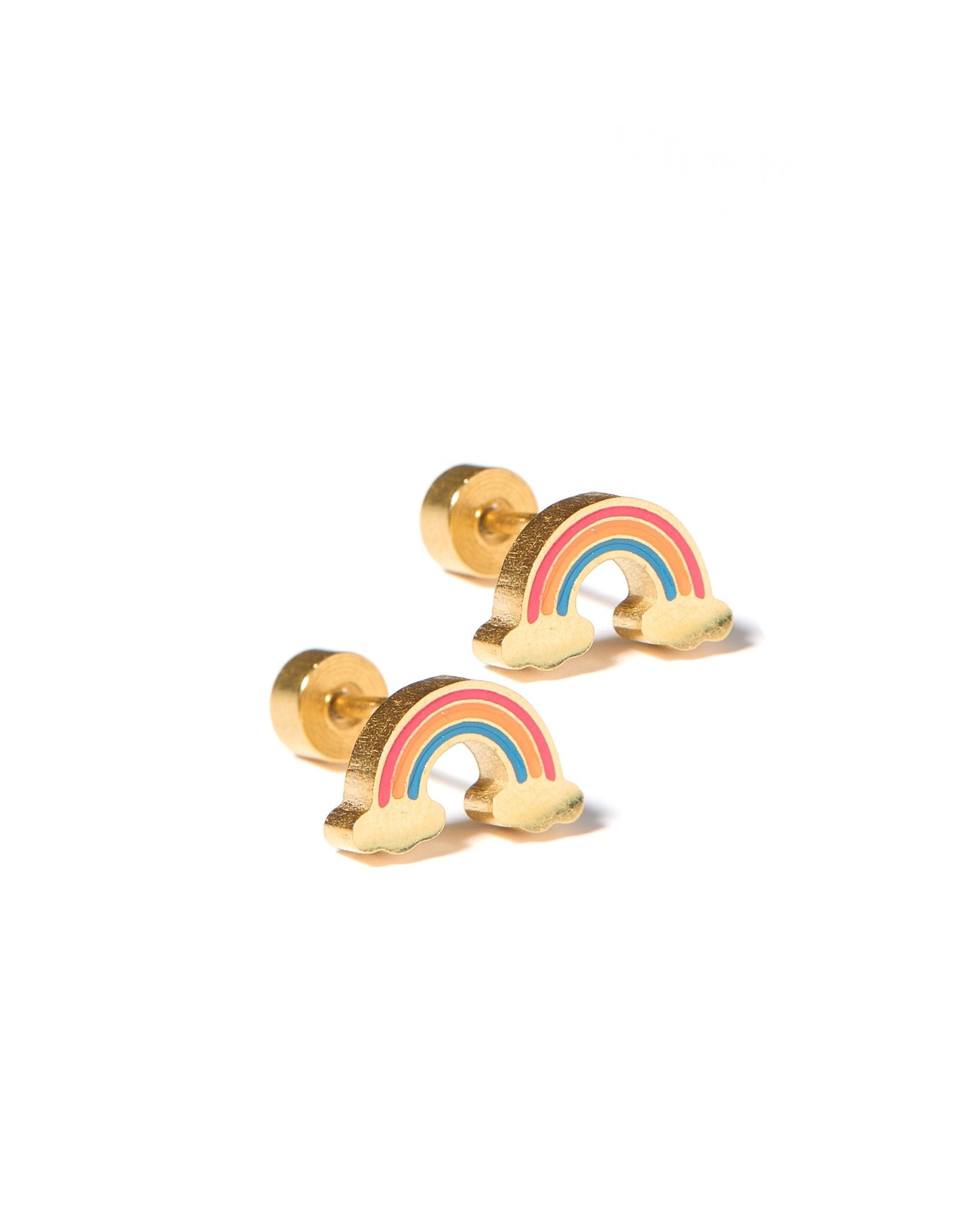 Screwback Stud Earrings - Rainbow Days Kids Jewelry Linny Co