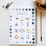 Seaside Watercolor Workbook Books Emily Lex Studio