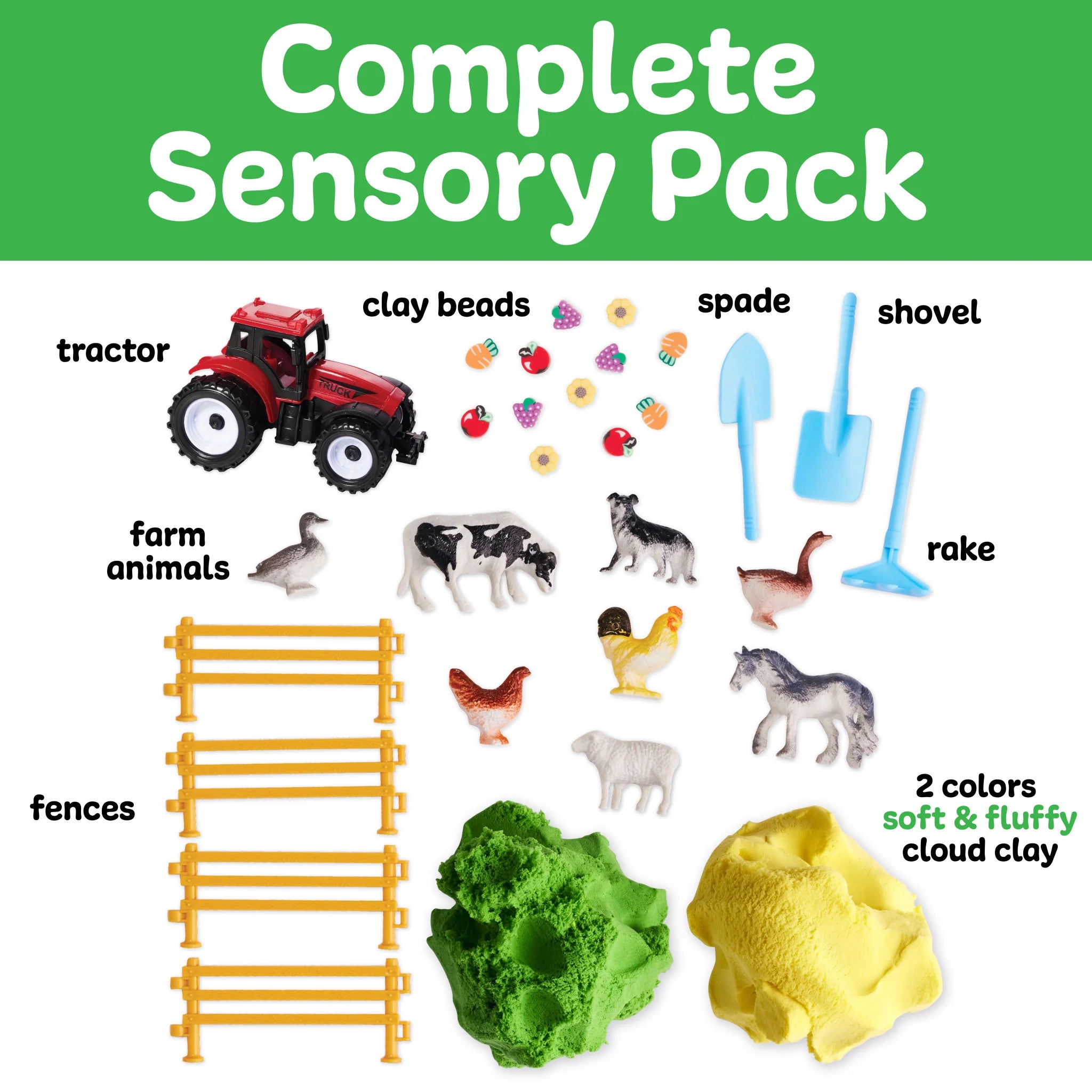 Sensory Pack Farm Toys Faber Castell