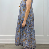 Shiloh Dress - Frosted Foliage Long Dresses Clara the Label