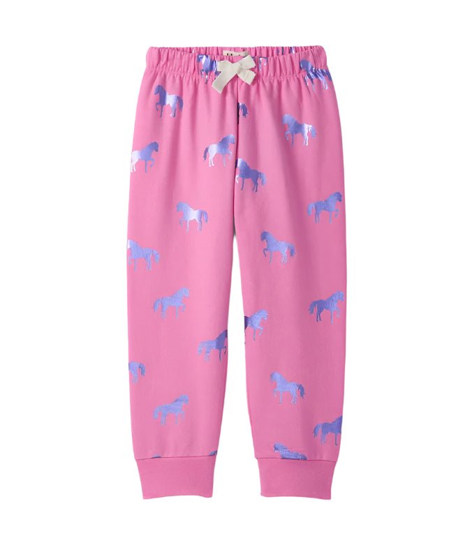 Shimmer Horses Cuffed Track Pants Girls Pants + Leggings Hatley