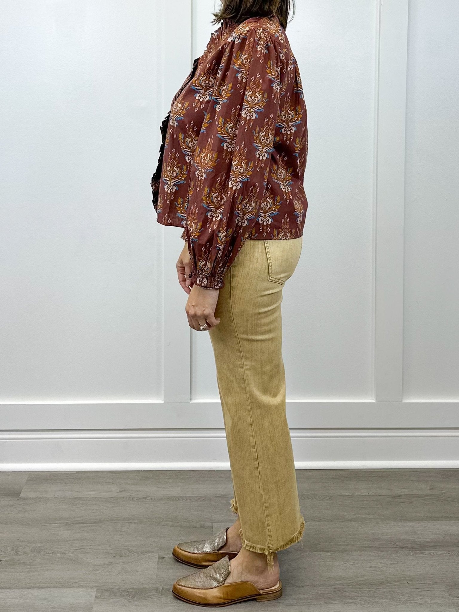 Sienna Muse Top - Brown Tops Jodifl