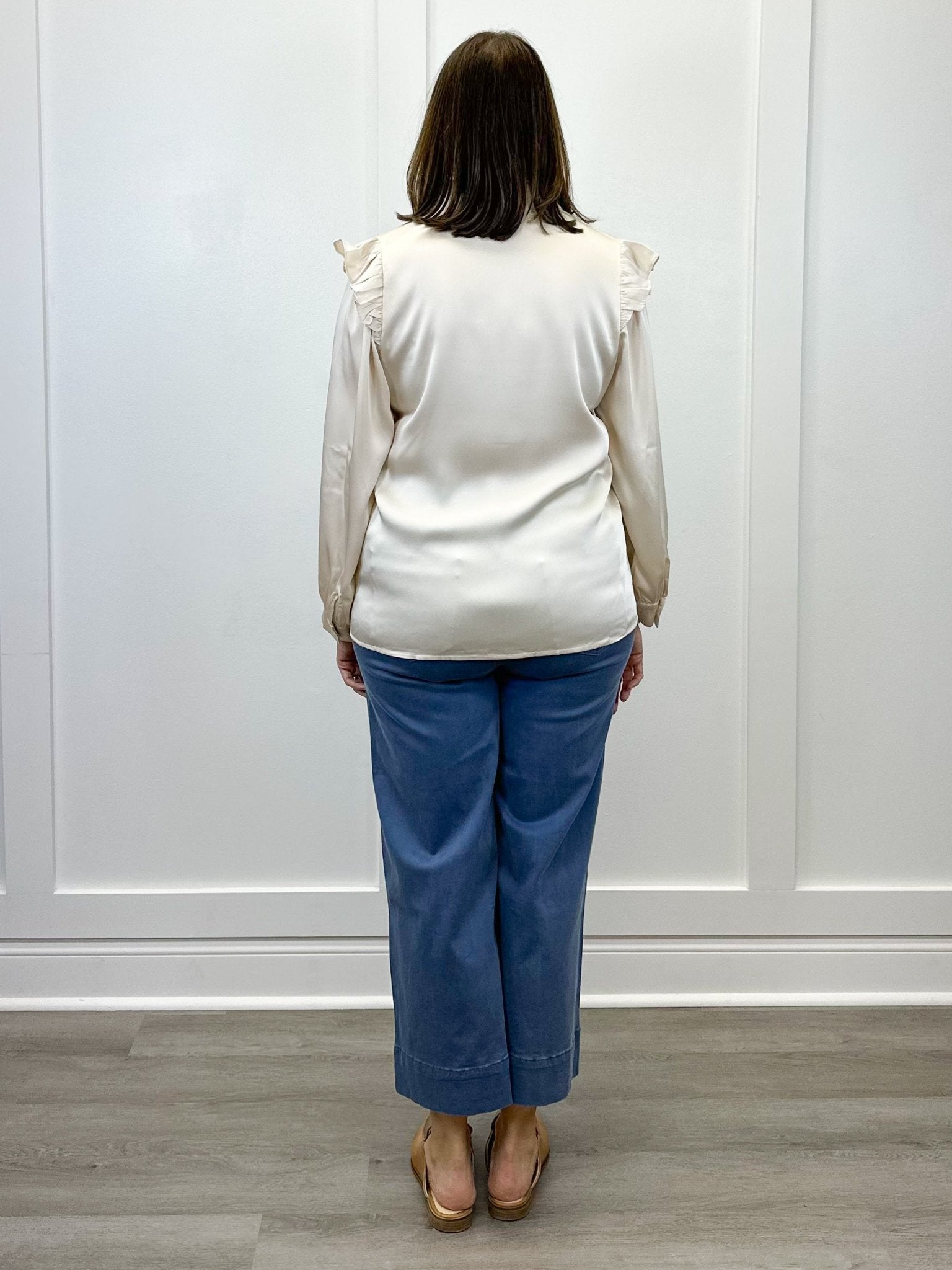 Silken Grace Satin Top - Champagne Tops Jodifl