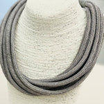 Slub 8-Strand Necklace - Gray Fox Necklaces TWO FORTY TWO