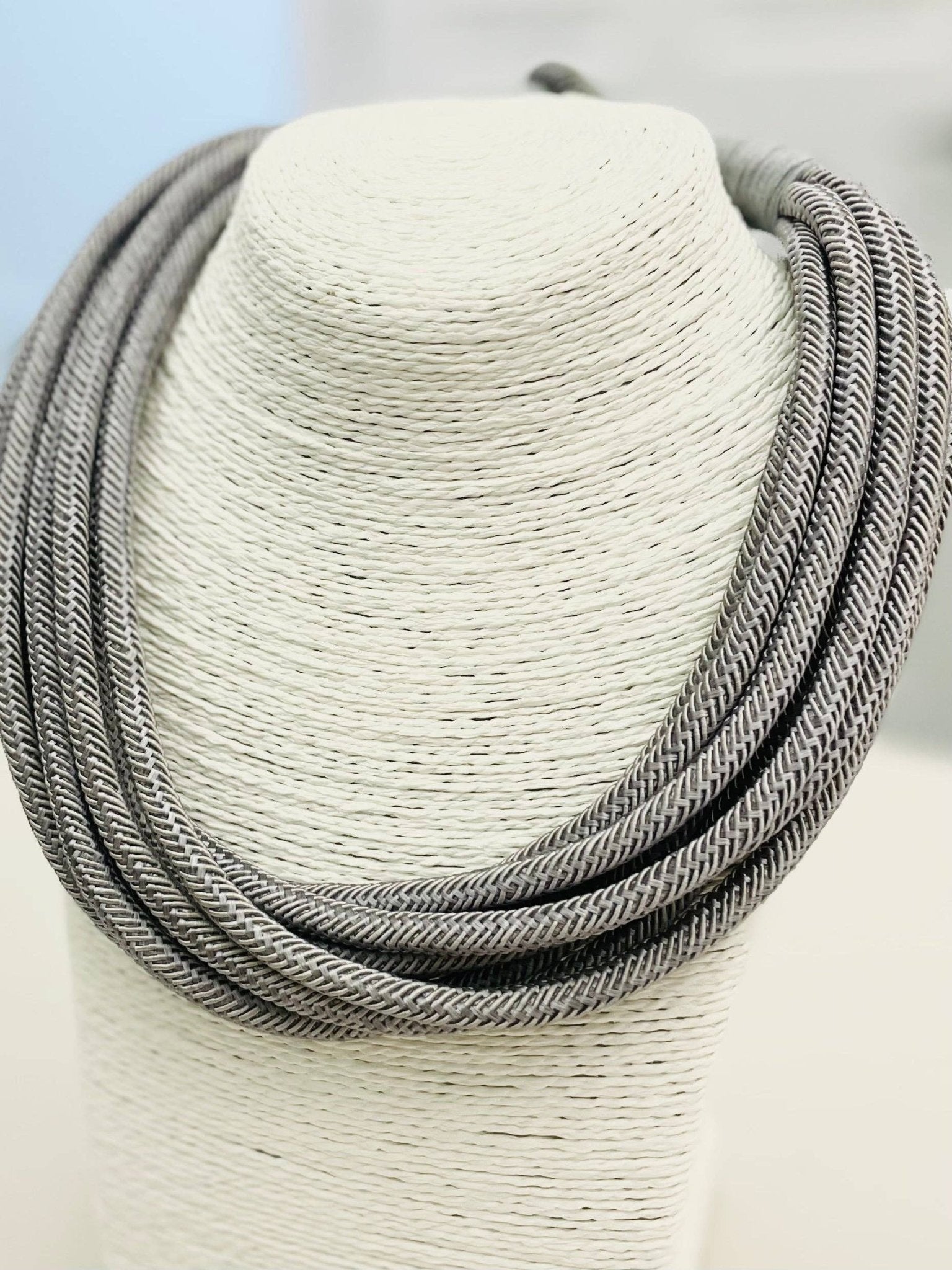 Slub 8-Strand Necklace - Gray Fox Necklaces TWO FORTY TWO