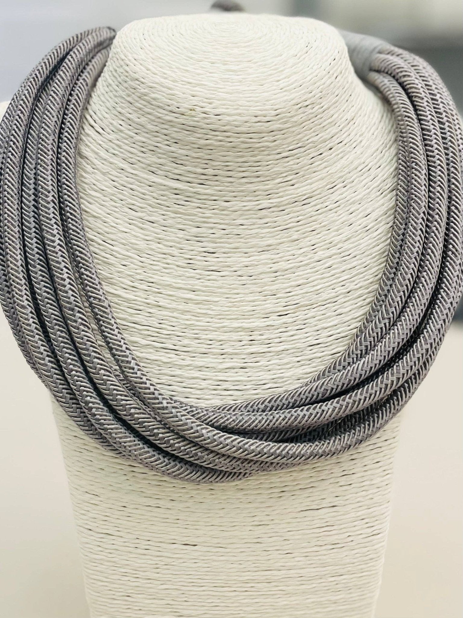 Slub 8-Strand Necklace - Gray Fox Necklaces TWO FORTY TWO