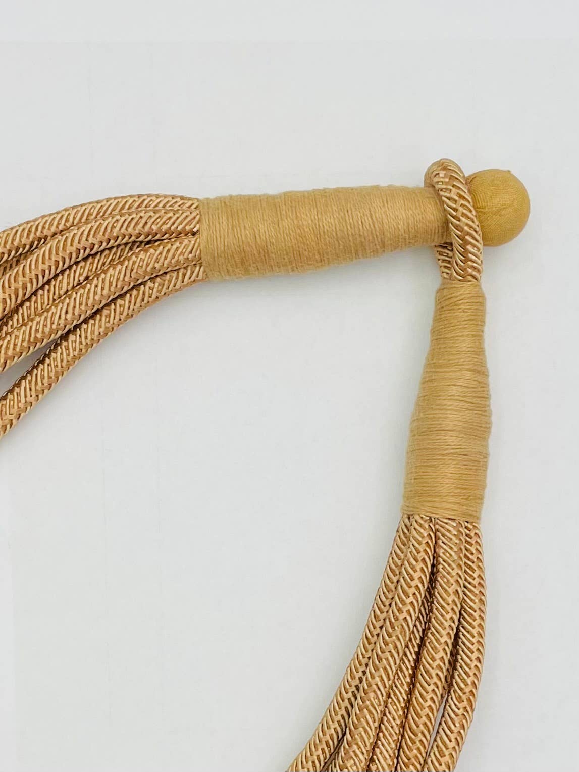 Slub 8-Strand Necklace - Tan Necklaces TWO FORTY TWO