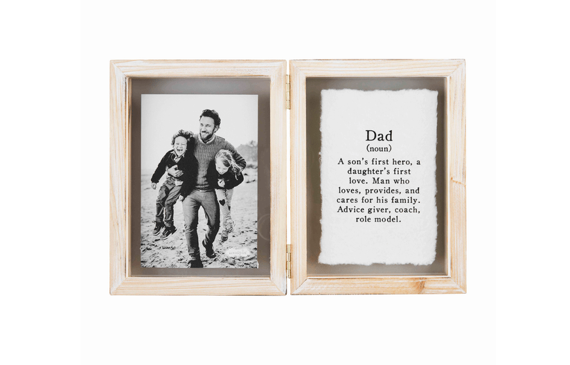 Small Dad Wood Acrylic Frame Home Decor Mudpie