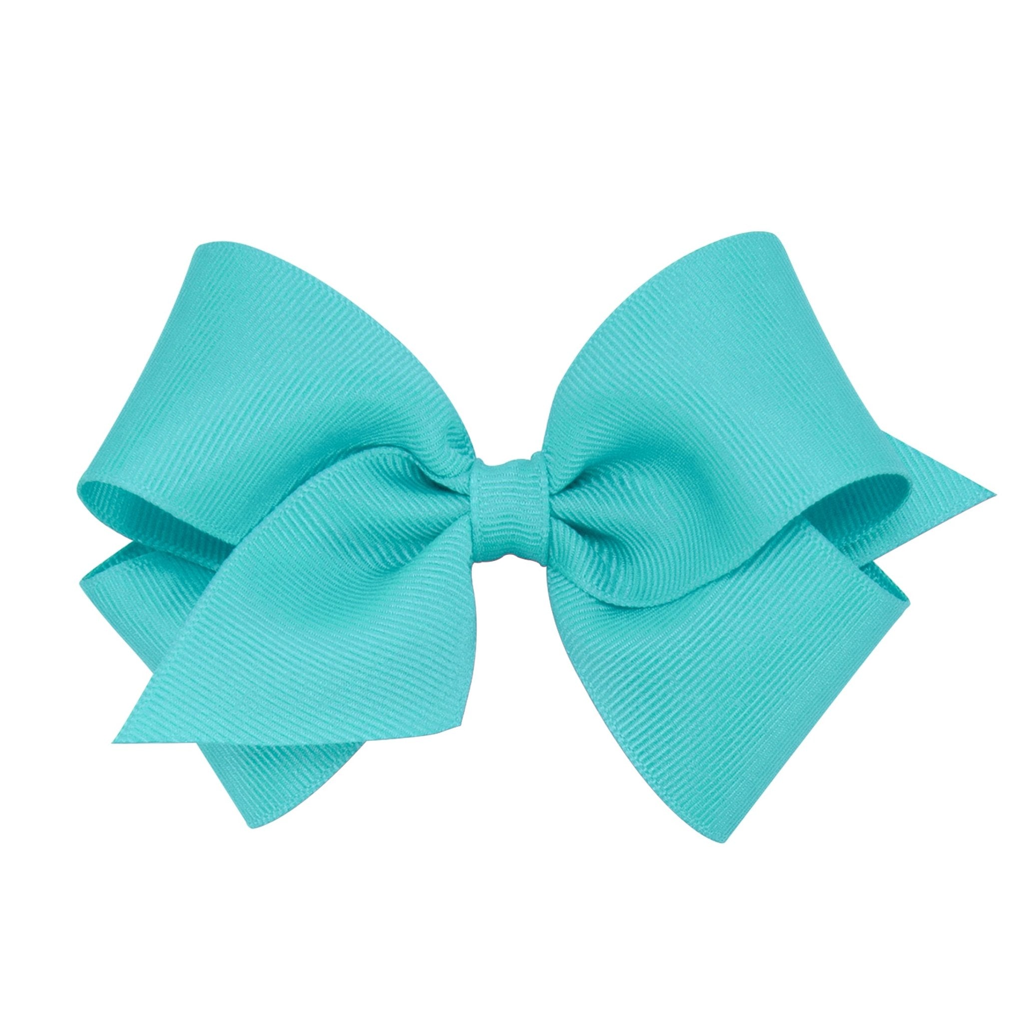 Small Grosgrain Bow - Navajo Turquoise Kids Hair Accessories Wee Ones