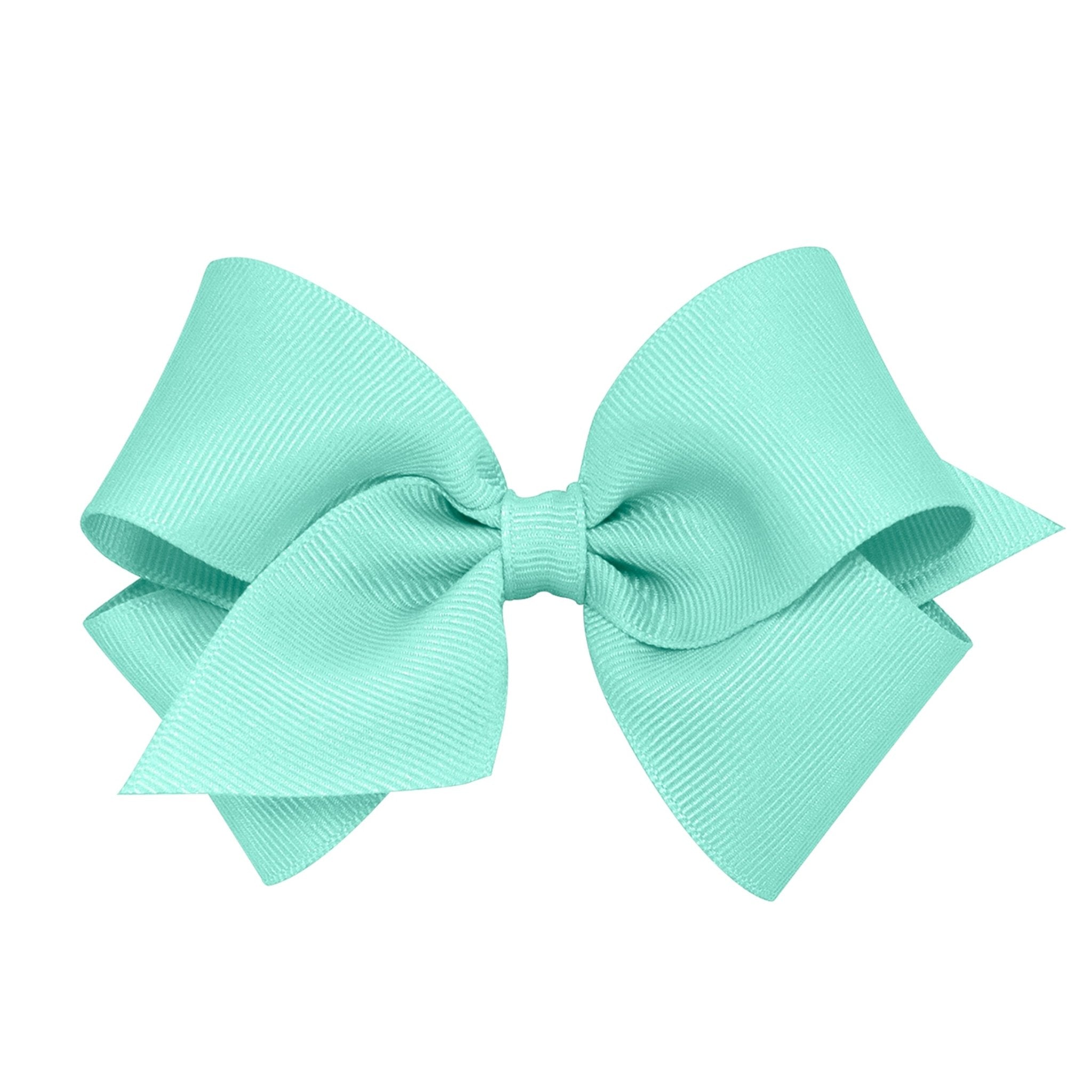 Small Grosgrain Bow - New Aqua Kids Hair Accessories Wee Ones