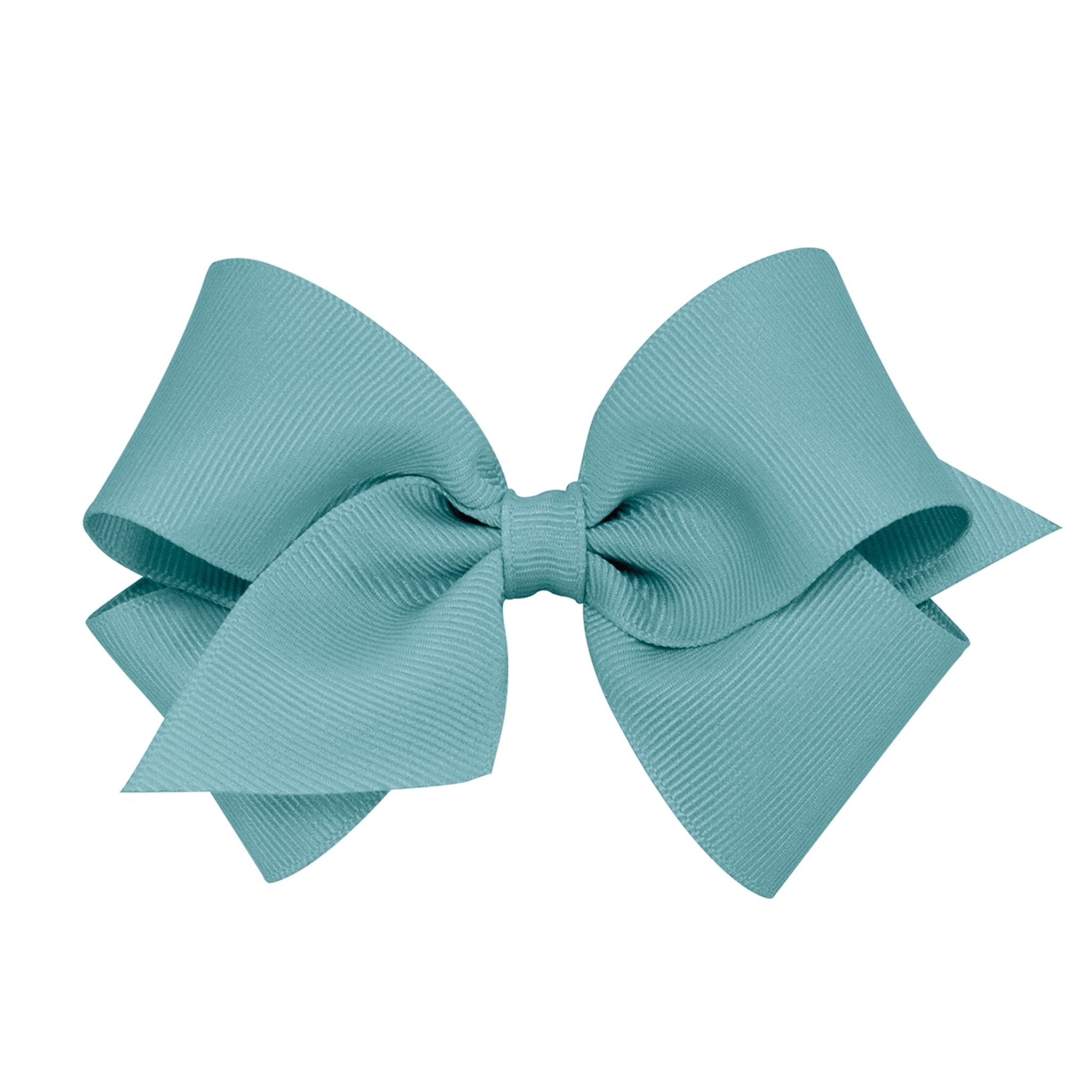 Small Grosgrain Bow - Nile Blue Kids Hair Accessories Wee Ones
