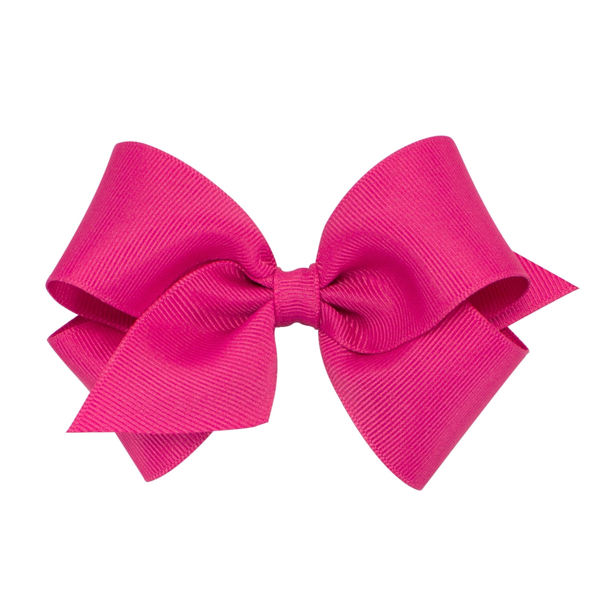 Small Grosgrain Bow - Shocking Pink Kids Hair Accessories Wee Ones