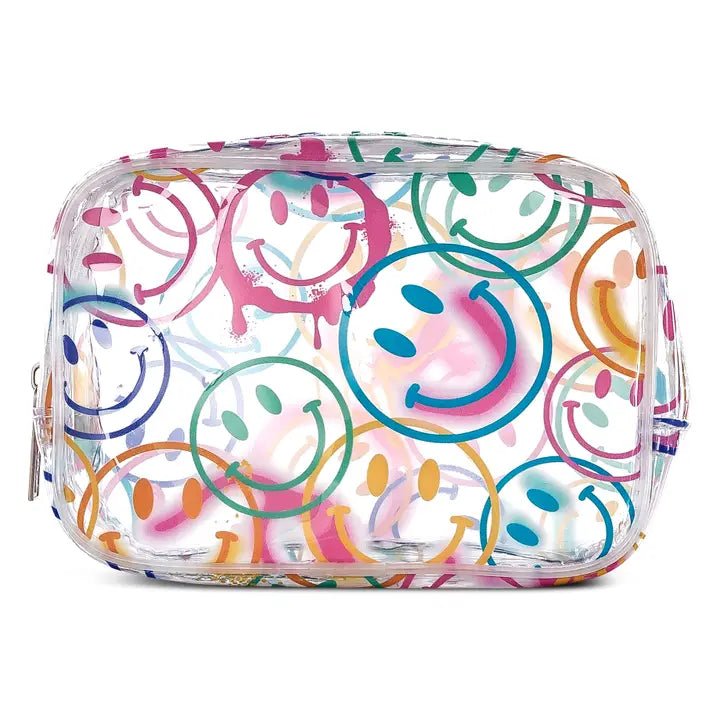 Smiles Everywhere Clear Cosmetic Bag Kids Misc Accessories IScream