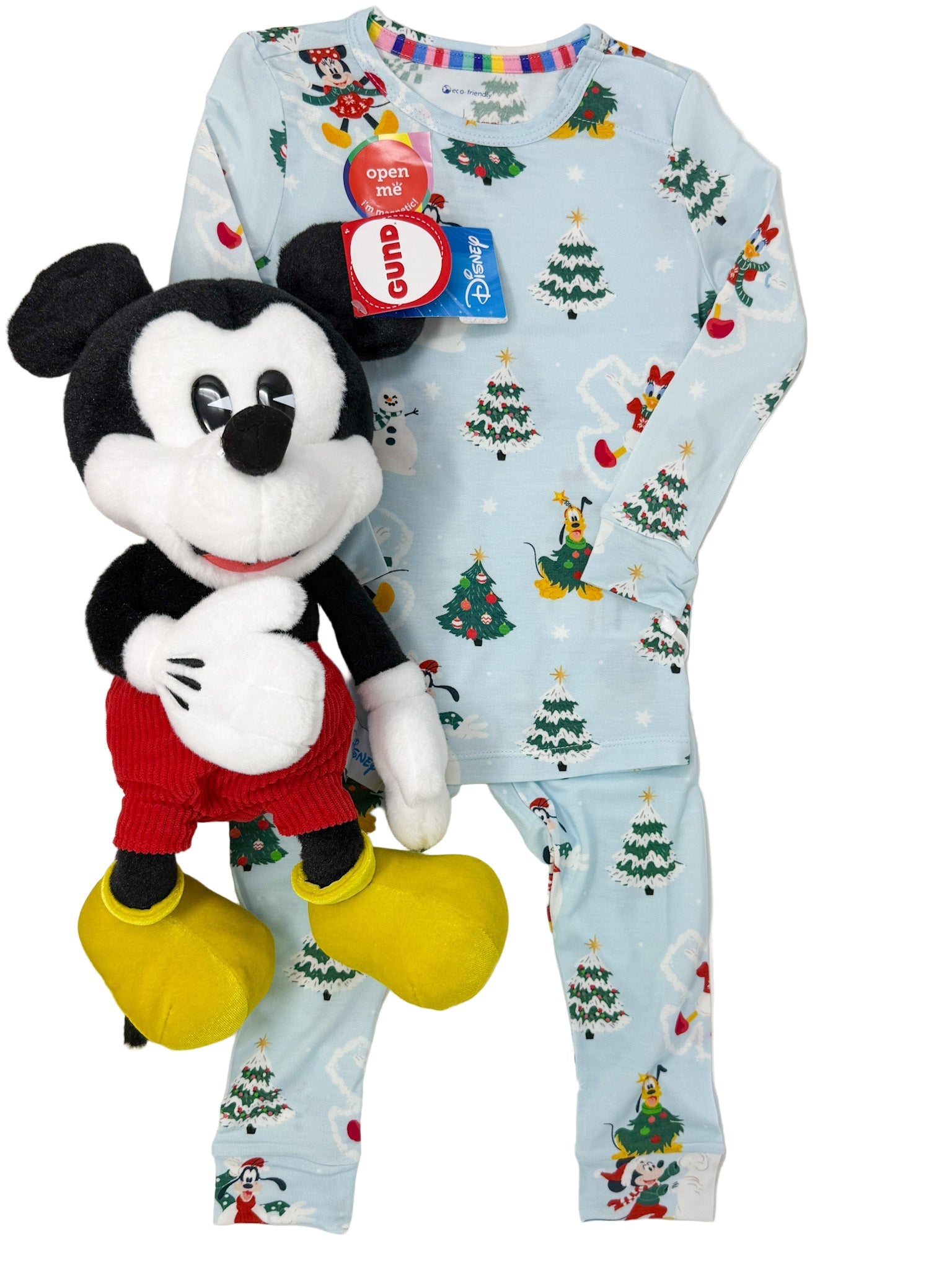 Snow Excited Modal L/S PJ Kids Pajamas Magnetic Me