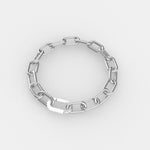 Solene Pavé Chain Bracelet - Silver - White Topaz Bracelets Dean Davidson