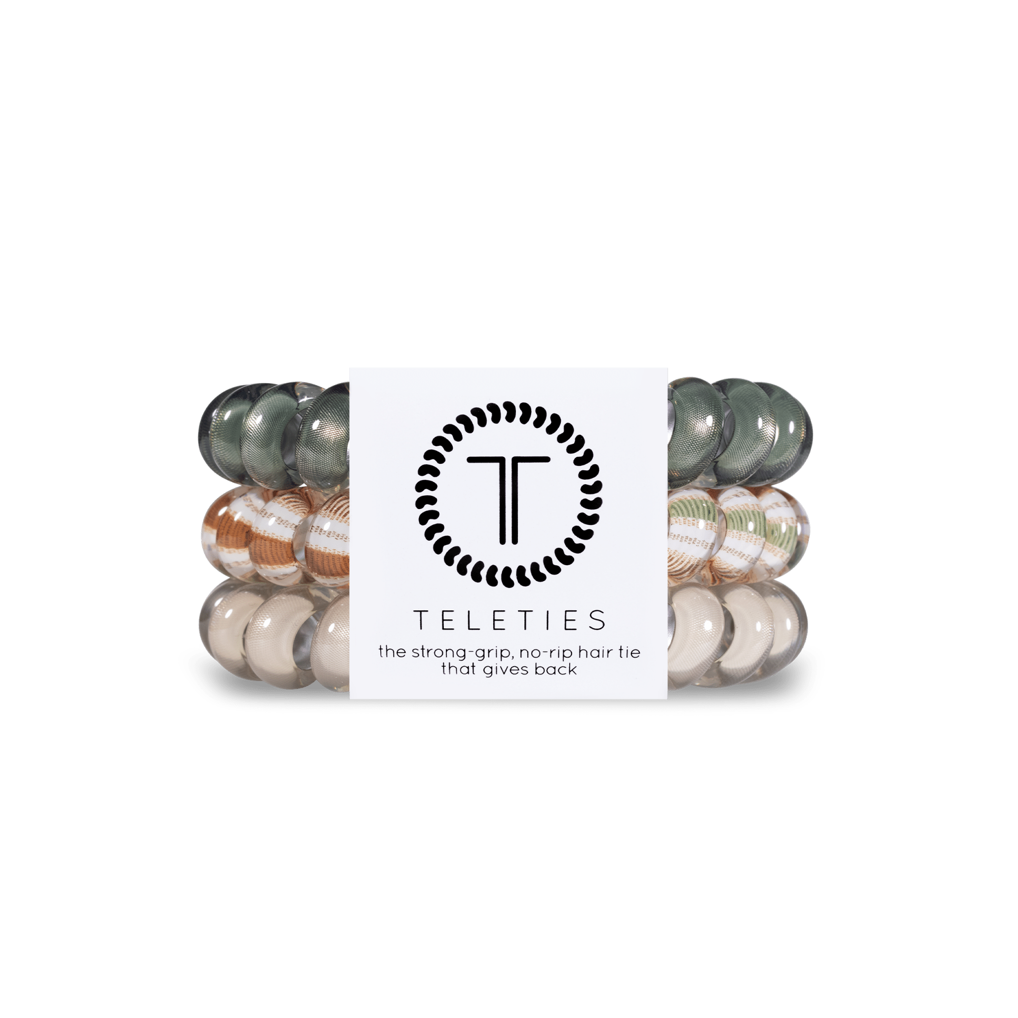 Spiral Hair Coils - Large - Eucalyptus Hair Ties Hair Accessories Teleties