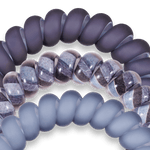 Spiral Hair Coils - Large - Midnight Rain Hair Ties Hair Accessories Teleties