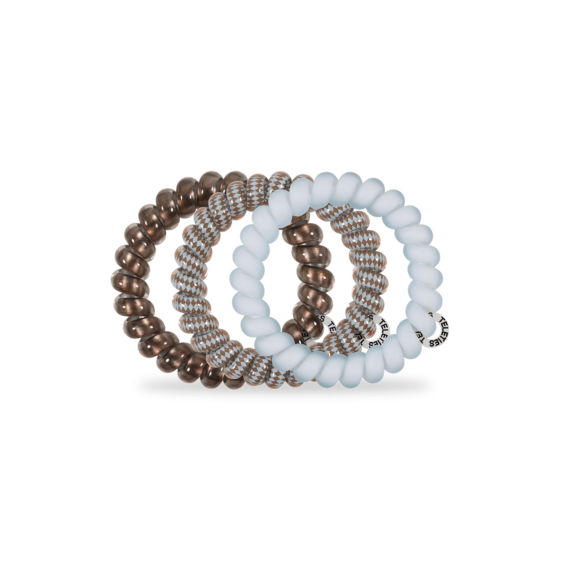 Spiral Hair Coils - Large - Truly Taupe Hair Ties Hair Accessories Teleties