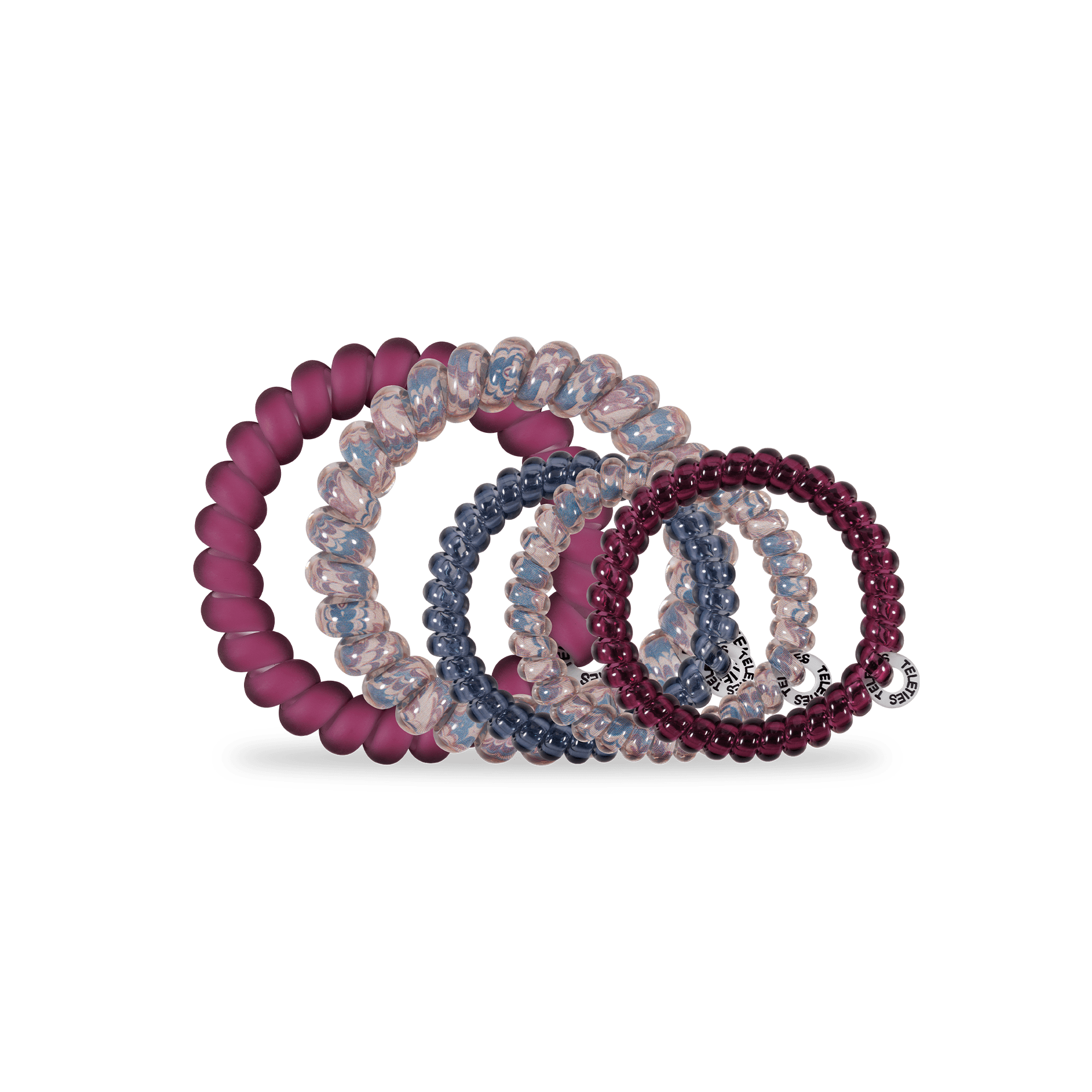 Spiral Hair Coils - Mix Pack - Purple Haze Hair Ties Hair Accessories Teleties