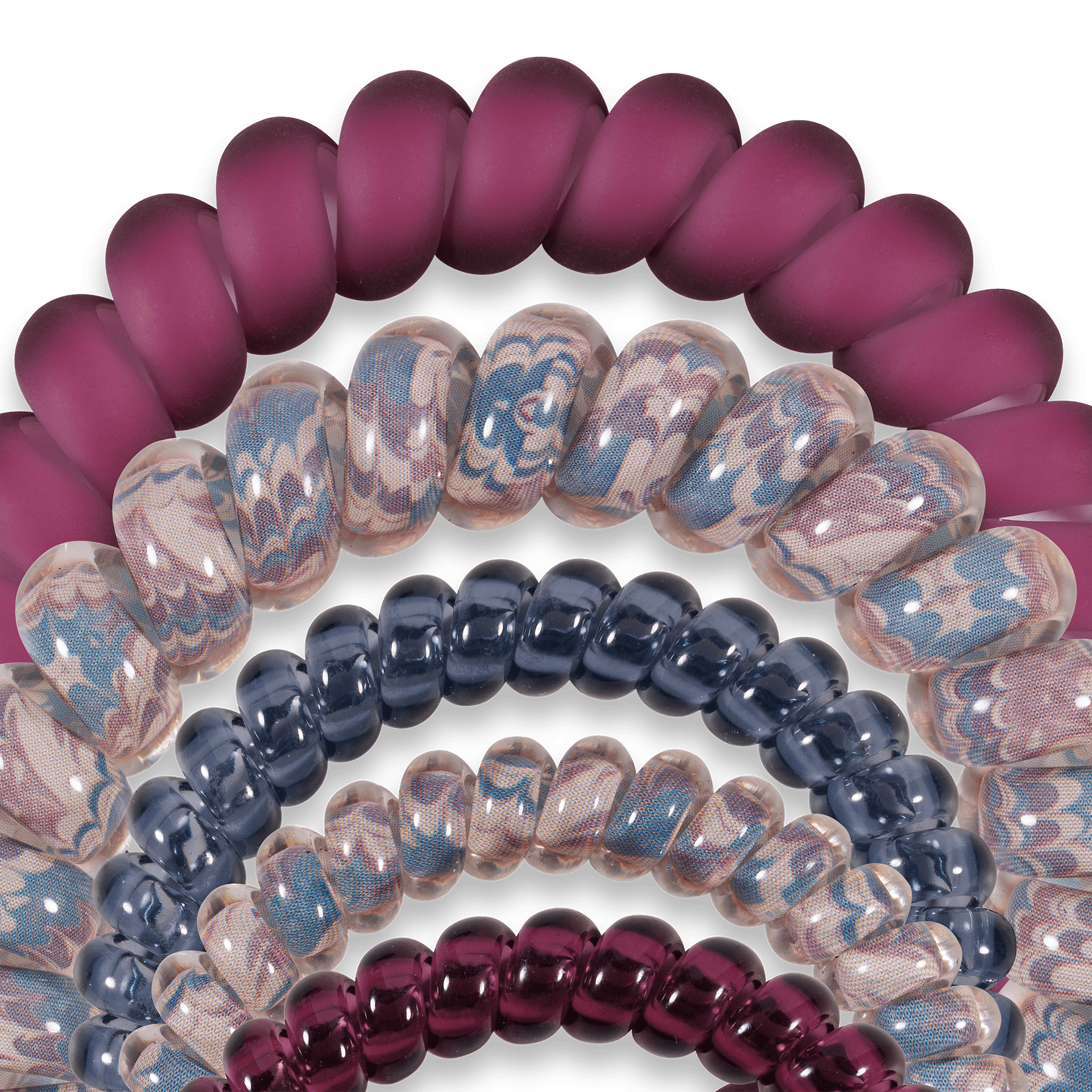 Spiral Hair Coils - Mix Pack - Purple Haze Hair Ties Hair Accessories Teleties