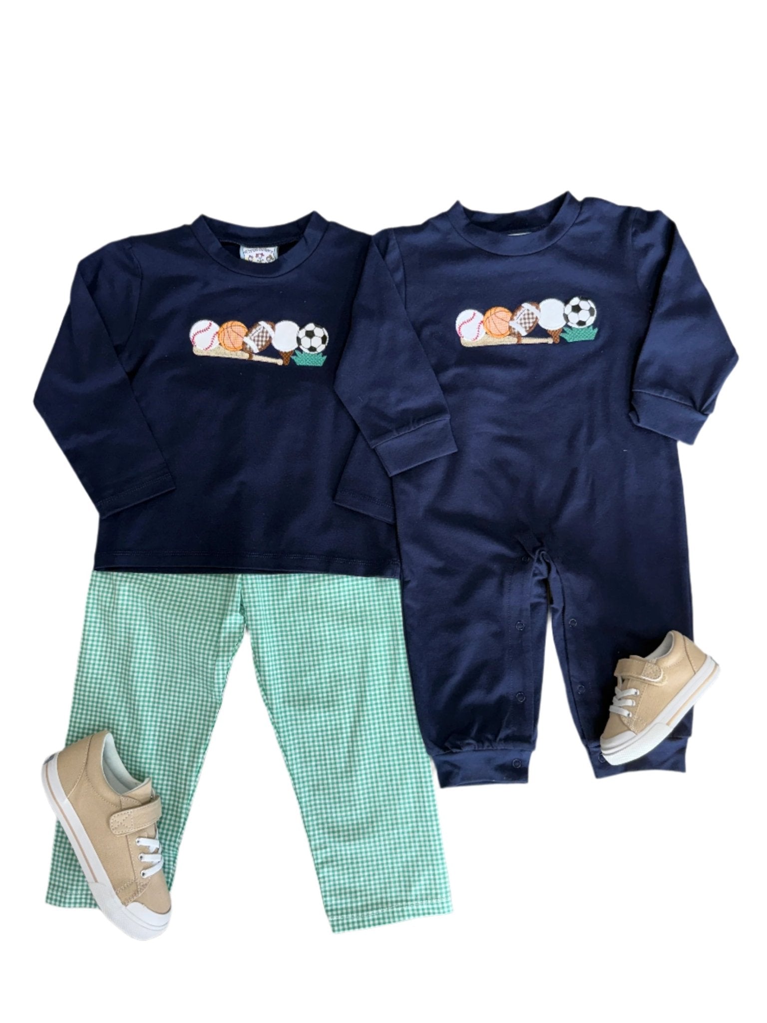 Sports Applique Boys Pant Set Boys Sets Three Sisters