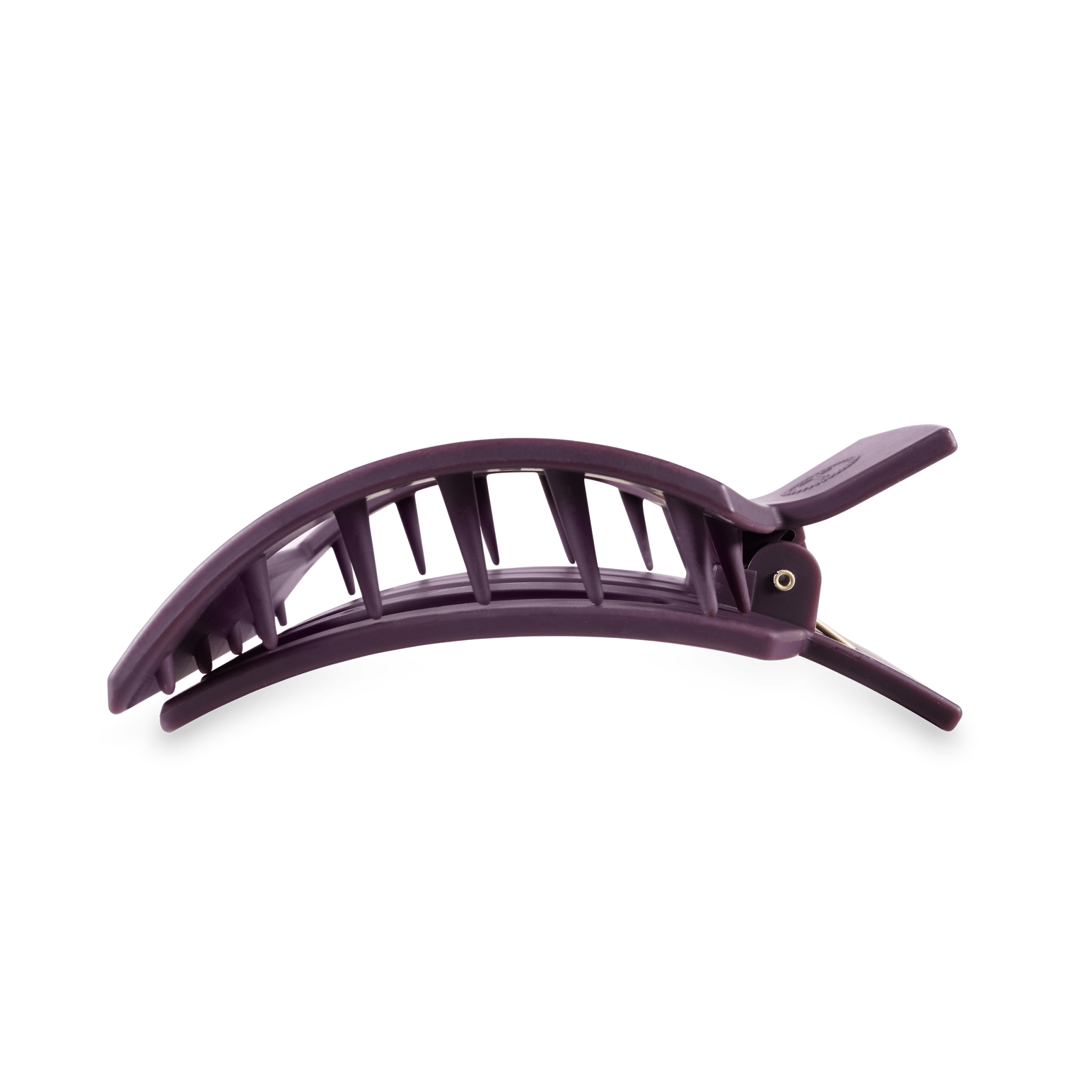 Square Flat Hair Clip - Large - Burgundy Bliss Hair Accessories Teleties