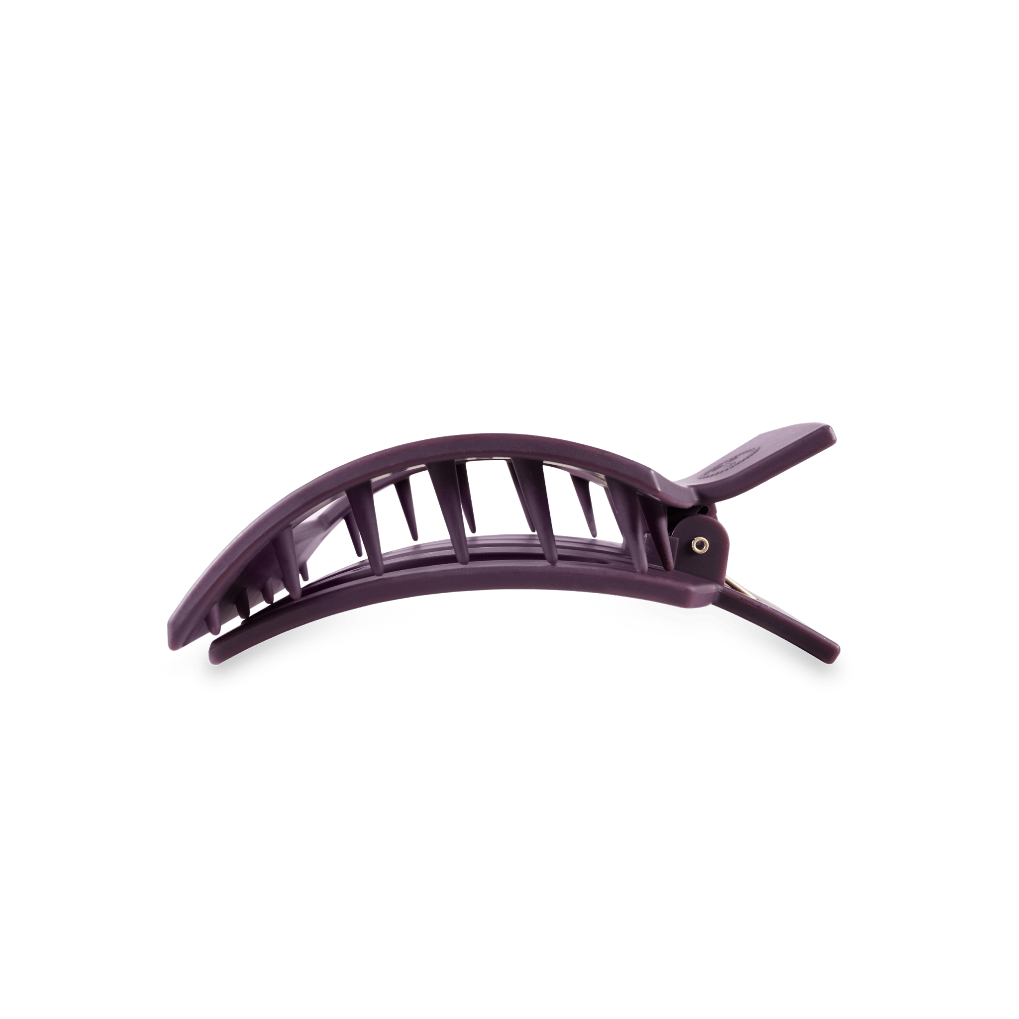 Square Flat Hair Clip - Med - Burgundy Bliss Hair Accessories Teleties