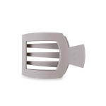 Square Flat Hair Clip - Med - Silver Flames Hair Accessories Teleties
