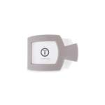 Square Flat Hair Clip - Small - Silver Flames Hair Accessories Teleties